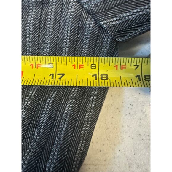 NEW Atelier Blazer Size 10 Gray Heather Pinstripe Button Front LS $240 Women A10 - Picture 8 of 9